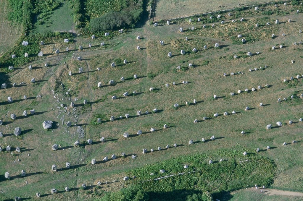 alignment stones at Carnac